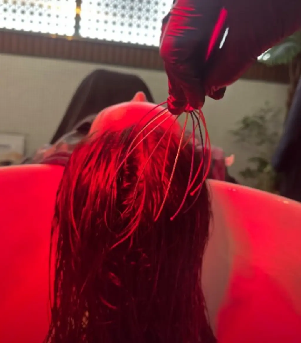 scalp massage spa treatment